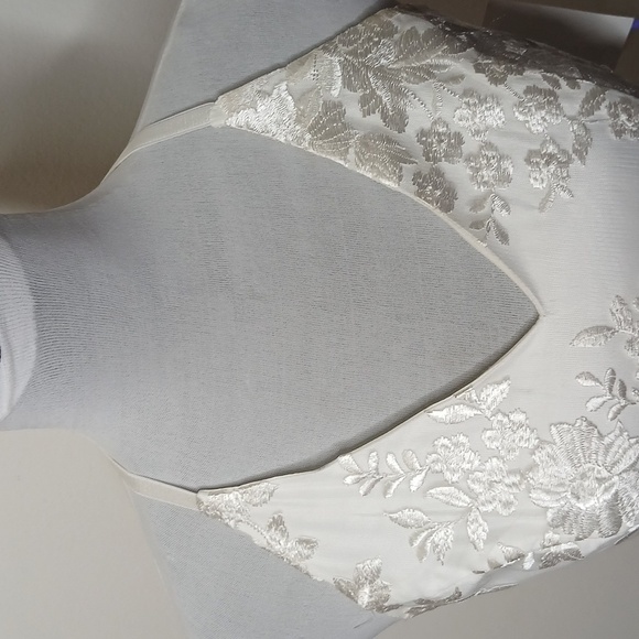 BCX  white floral lace dress size 3 - Picture 3 of 15